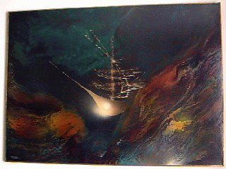 Ghost Ship Painting